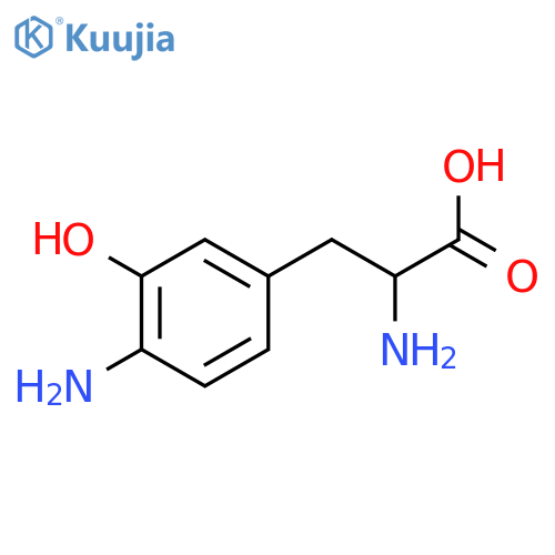 L-Phenylalanine,4-amino-3-hydroxy- structure