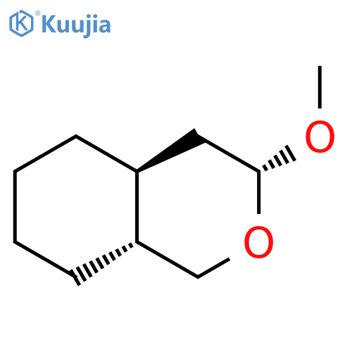 1H-2-Benzopyran, octahydro-3-methoxy-, (3R,4aS,8aR)-rel- structure