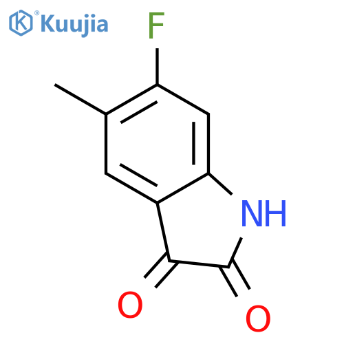 6-Fluoro-5-methylIsatin structure