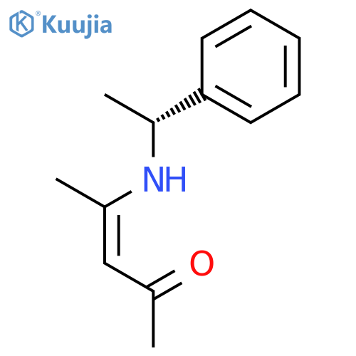 3-Penten-2-one, 4-[[(1R)-1-phenylethyl]amino]-, (3Z)- structure