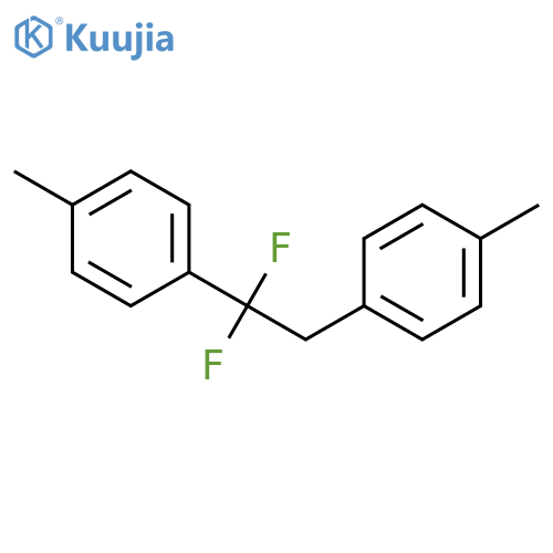 BENZENE, 1,1'-(1,1-DIFLUORO-1,2-ETHANEDIYL)BIS[4-METHYL- structure