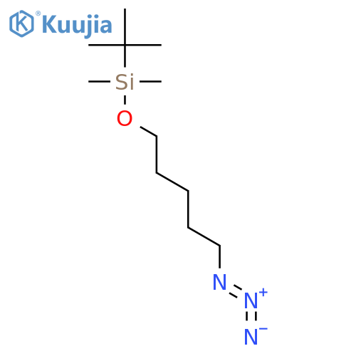 Silane, [(5-azidopentyl)oxy](1,1-dimethylethyl)dimethyl- structure