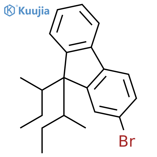 9H-FLUORENE, 2-BROMO-9,9-BIS(1-METHYLPROPYL)- structure