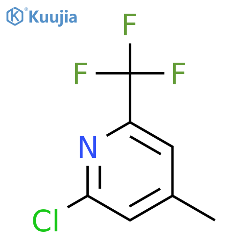 2-Chloro-4-methyl-6-trifluoromethyl-pyridine structure
