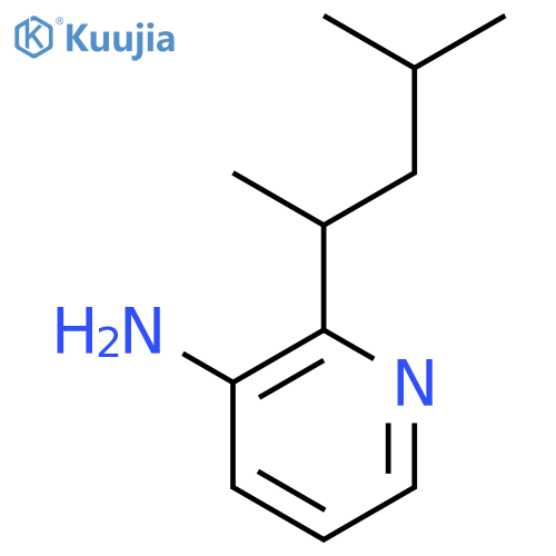 3-PYRIDINAMINE, 2-(1,3-DIMETHYLBUTYL)- structure