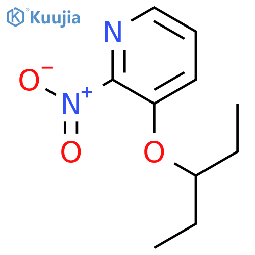 PYRIDINE, 3-(1-ETHYLPROPOXY)-2-NITRO- structure
