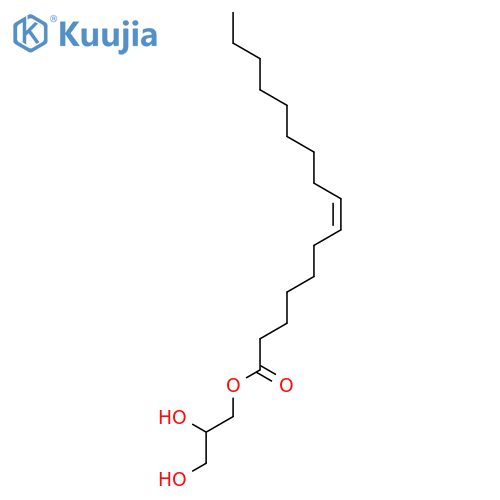 7-Hexadecenoic acid, 2,3-dihydroxypropyl ester, (7Z)- structure