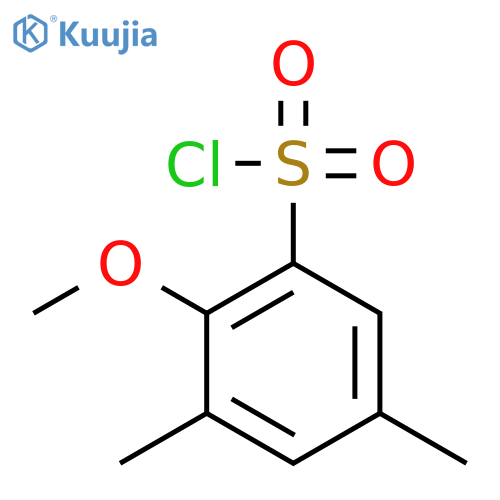 2-Methoxy-3,5-dimethylbenzene-1-sulfonyl Chloride structure