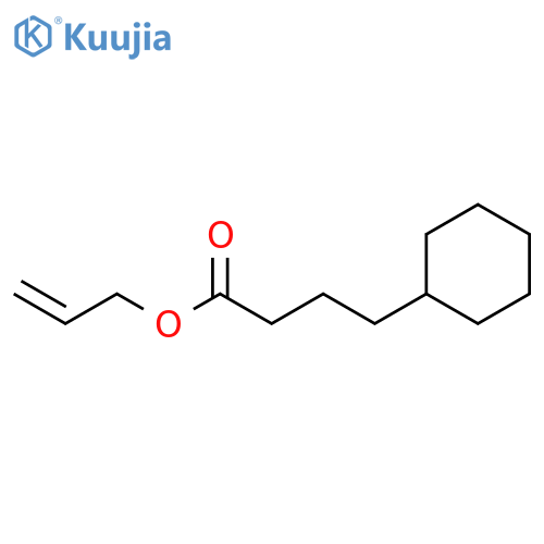 ALLYL CYCLOHEXANEBUTYRATE structure