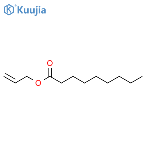 Nonanoic acid,2-propen-1-yl ester structure