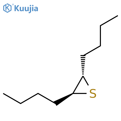 THIIRANE, 2,3-DIBUTYL-, TRANS- structure