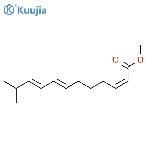 2,7,9-Dodecatrienoic acid, 11-methyl-, methyl ester, (Z,E,E)- structure