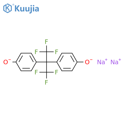 2,2-Bis(4-hydroxyphenyl)hexafluoropropnae Disodium Salt structure