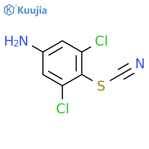 3,5-Dichloro-4-thiocyanatoaniline structure