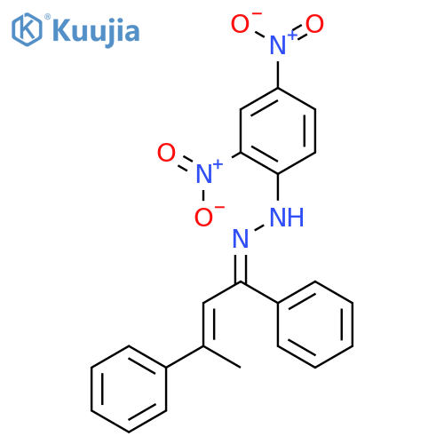 2-Buten-1-one,1,3-diphenyl-, (2,4-dinitrophenyl)hydrazone (8CI,9CI) structure