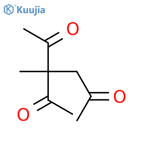 2,5-Hexanedione, 3-acetyl-3-methyl- structure