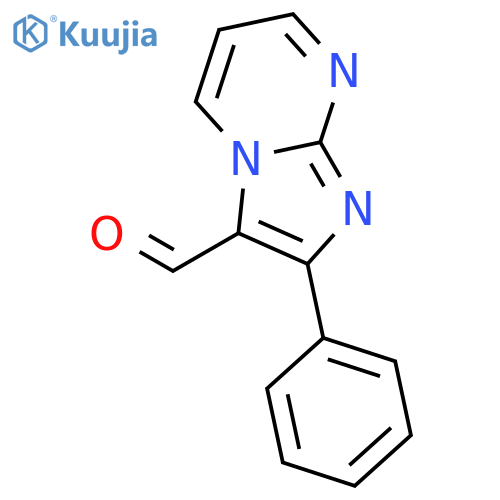 2-Phenylimidazo[1,2-a]pyrimidine-3-carbaldehyde structure