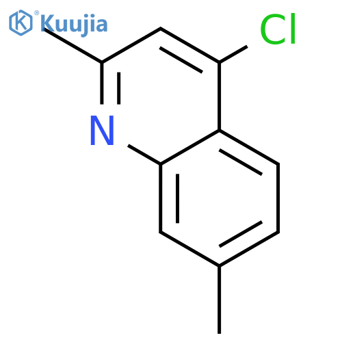 Quinoline, 4-chloro-2,7-dimethyl- structure