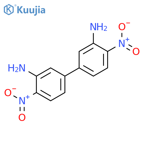 [1,1'-BIPHENYL]-3,3'-DIAMINE, 4,4'-DINITRO- structure