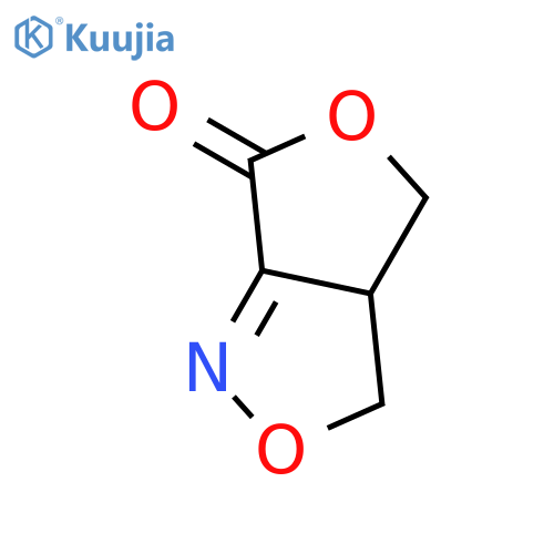 3H,6H-Furo[3,4-c]isoxazol-6-one, 3a,4-dihydro- structure