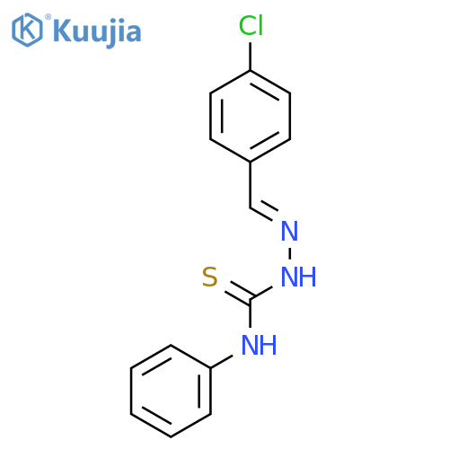 2-(4-Chlorophenyl)methylene-N-phenylhydrazinecarbothioamide structure
