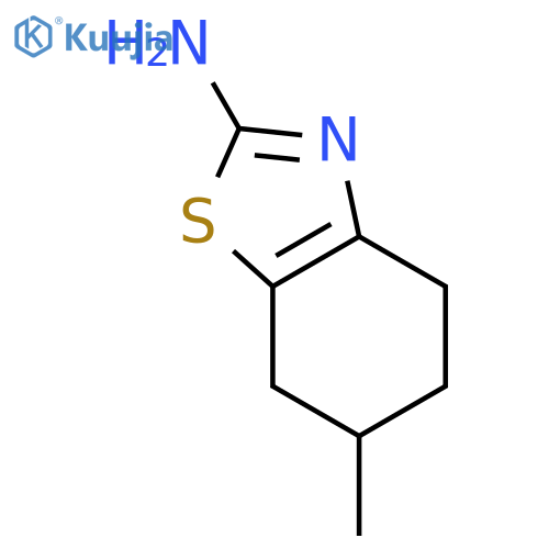 6-methyl-4,5,6,7-tetrahydro-1,3-benzothiazol-2-amine structure