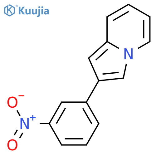Indolizine,2-(3-nitrophenyl)- structure