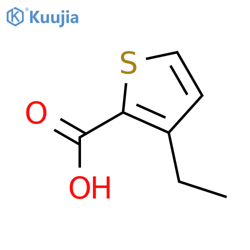 3-ethylthiophene-2-carboxylic acid structure