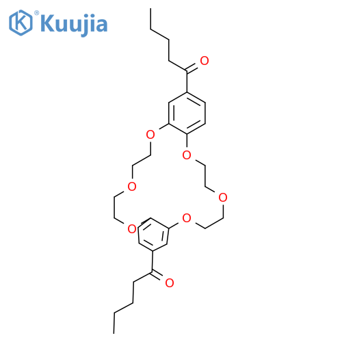 4',4pi(5pi)-divaleryldibenzo-18-crown-6 structure