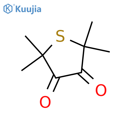 3,4(2H,5H)-THIOPHENEDIONE, 2,2,5,5-TETRAMETHYL- structure