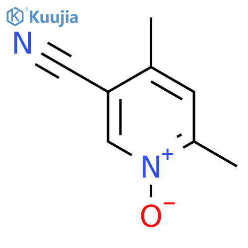 3-Pyridinecarbonitrile,4,6-dimethyl-, 1-oxide structure