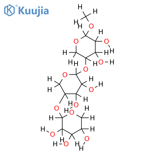 Me glycoside-beta-Pyranose-Xylotriose structure