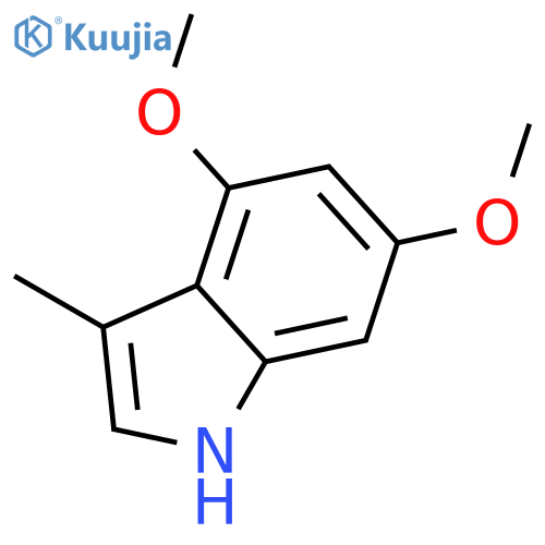 4,6-dimethoxy-3-methyl-1H-Indole structure