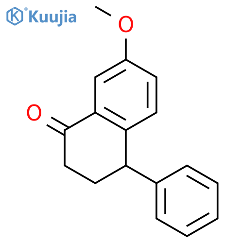 1(2H)-NAPHTHALENONE, 3,4-DIHYDRO-7-METHOXY-4-PHENYL- structure