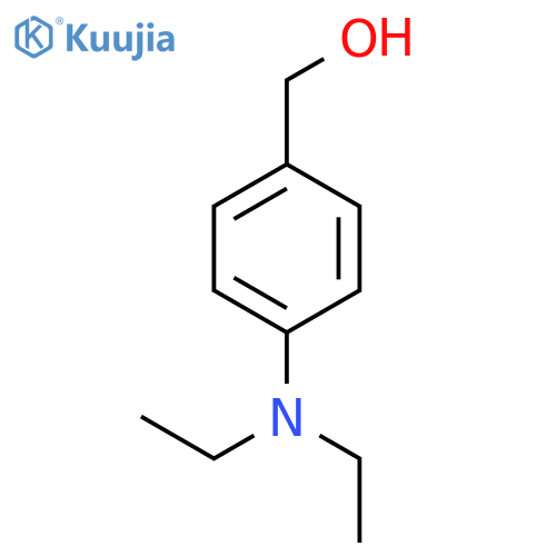 Benzenemethanol,4-(diethylamino)- structure