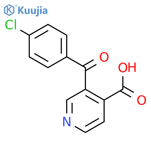3-(4-Chloro-benzoyl)-isonicotinic acid structure