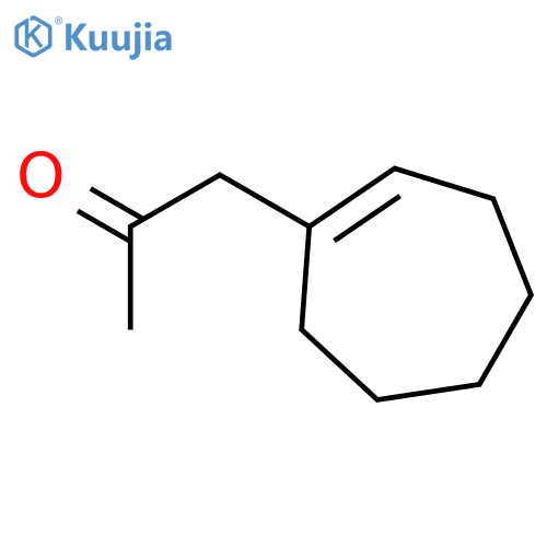 2-Propanone, 1-(1-cyclohepten-1-yl)- structure