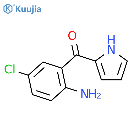 4-chloro-2-(1H-pyrrole-2-carbonyl)aniline structure