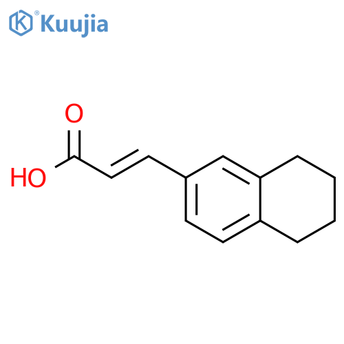 (e)-3-(5,6,7,8-tetrahydronaphthalen-2-yl)prop-2-enoic Acid structure