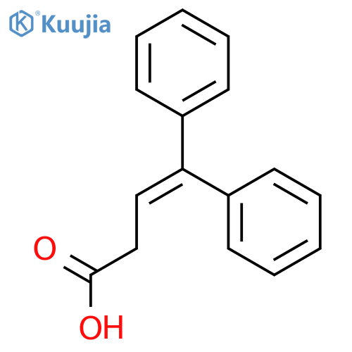 4,4-diphenyl-3-butenoic acid structure