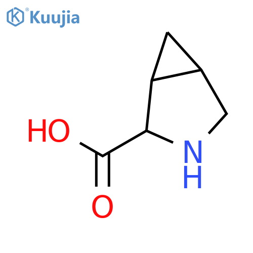 rel-(1R,2S,5S)-3-azabicyclo[3.1.0]hexane-2-carboxylic acid structure
