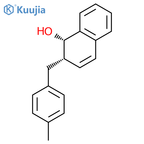 1-NAPHTHALENOL, 1,2-DIHYDRO-2-[(4-METHYLPHENYL)METHYL]-, (1S,2S)- structure