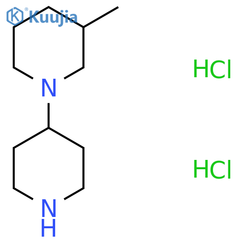 4-(3-Methyl-1-piperidinyl)piperidinedihydrochloride structure