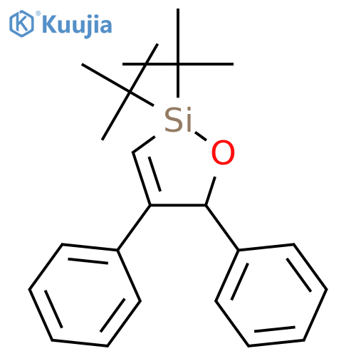 1-OXA-2-SILACYCLOPENT-3-ENE, 2,2-BIS(1,1-DIMETHYLETHYL)-4,5-DIPHENYL- structure