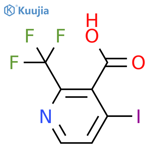 4-Iodo-2-(trifluoromethyl)pyridine-3-carboxylic Acid structure