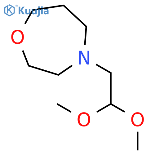 1,4-Oxazepine, 4-(2,2-dimethoxyethyl)hexahydro- structure