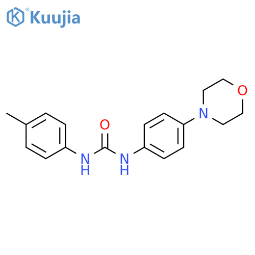 1-(4-methylphenyl)-3-4-(morpholin-4-yl)phenylurea structure