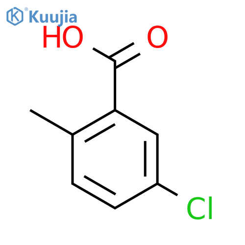 5-Chloro-2-methylbenzoic acid structure