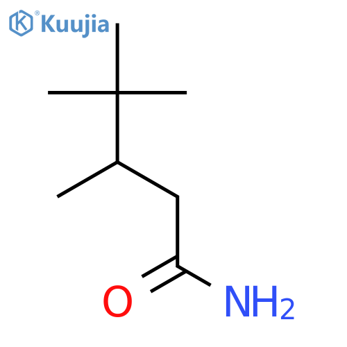 3,4,4-trimethylpentanamide structure