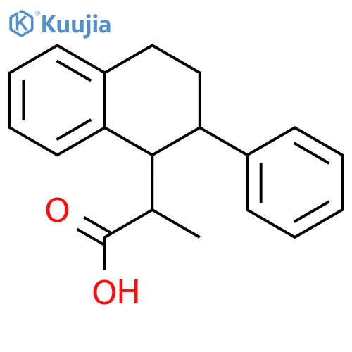 1-Naphthaleneaceticacid, 1,2,3,4-tetrahydro-a-methyl-2-phenyl- structure